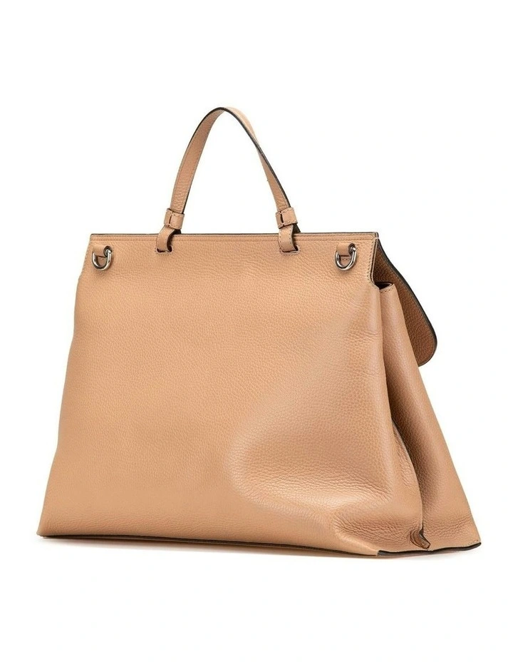 Bamboo Top Handle Bag Leather Pre-Loved image 2