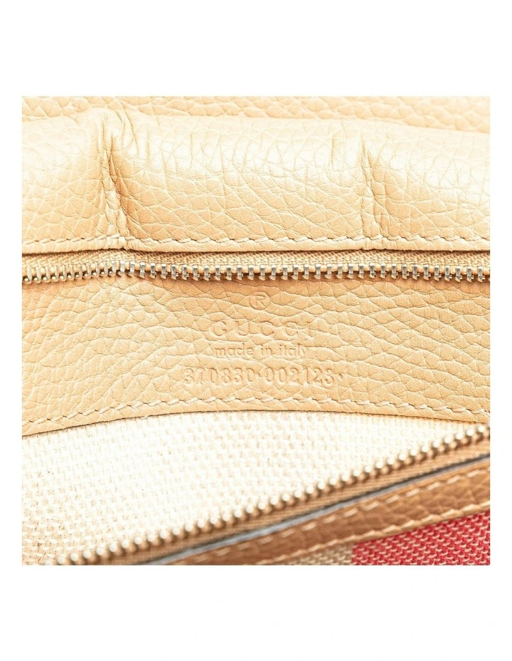 Bamboo Top Handle Bag Leather Pre-Loved image 5