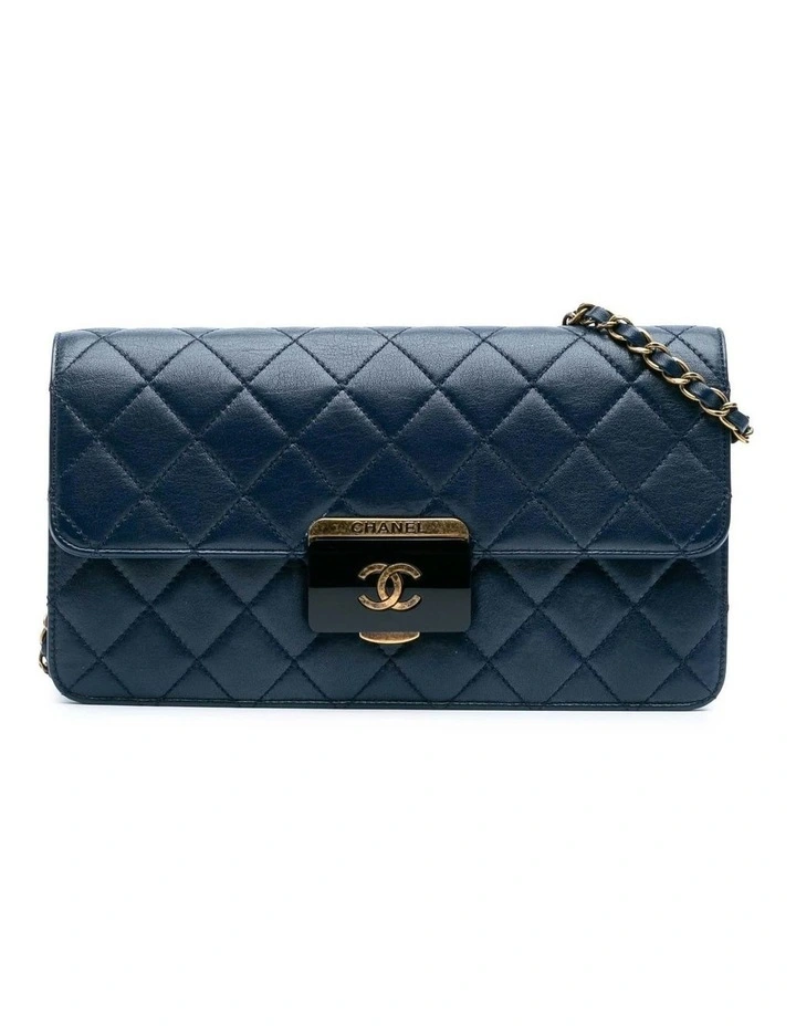 Quilted Leather Crossbody Bag Pre-Loved image 1