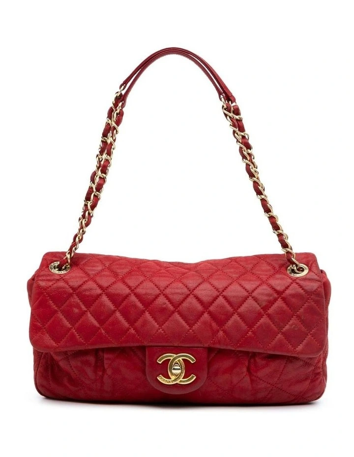 Quilted Lambskin Leather Shoulder Bag Pre-Loved image 1