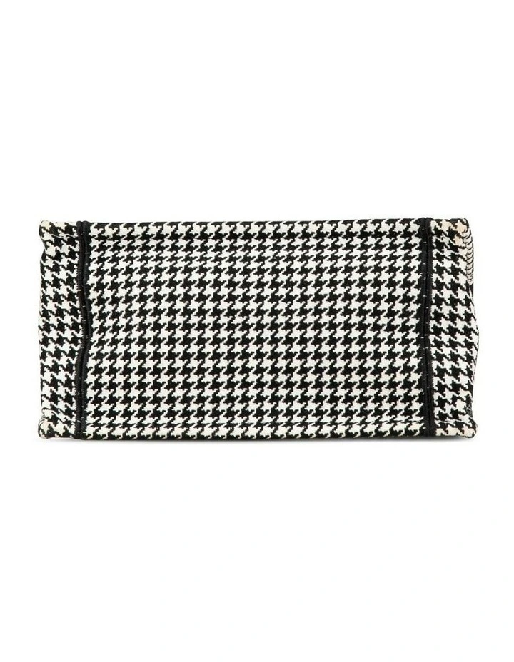 Book Tote Oblique Houndstooth Tote Pre-Loved image 3