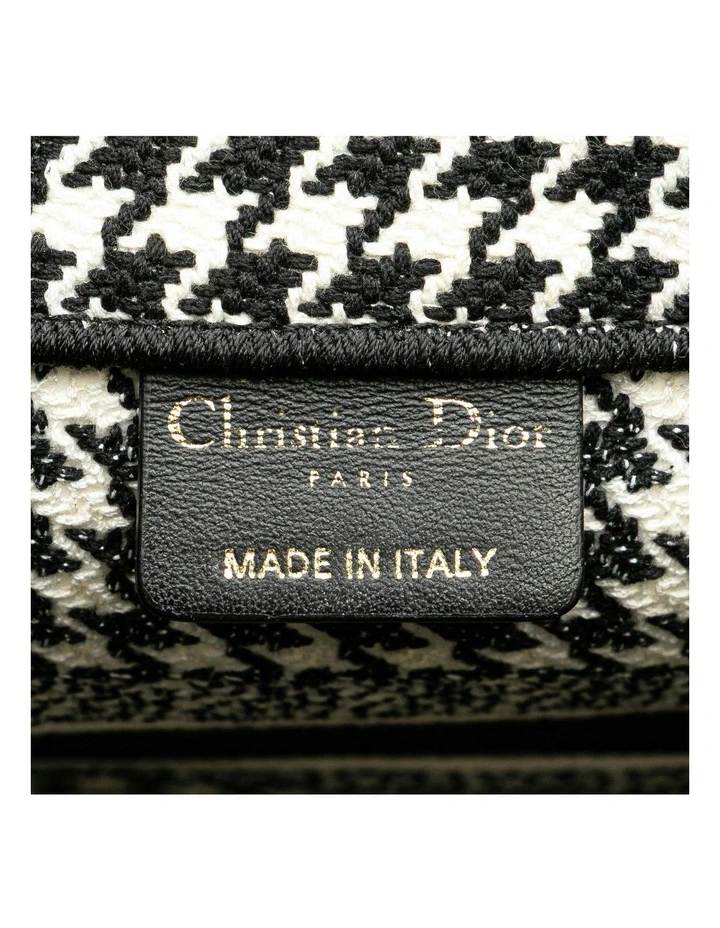 Book Tote Oblique Houndstooth Tote Pre-Loved image 5
