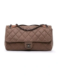 Chanel Quilted Leather Messenger Bag Pre-Loved