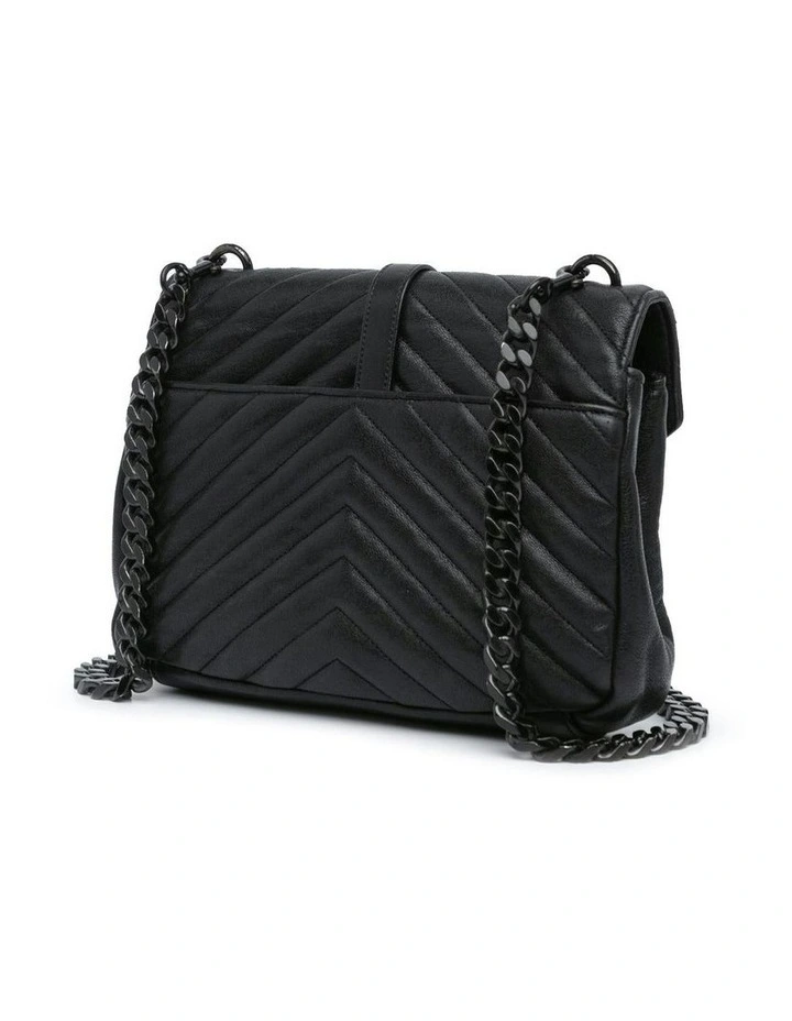 Saint Laurent Medium Monogram Chevron Sheepskin College Bag Pre-Loved (Azura Fashion Group ABN 30 617 598 651) image 2