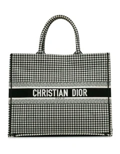 Houndstooth Pattern Tote Bag Pre-Loved
