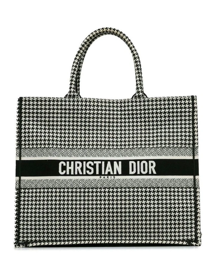 Houndstooth Pattern Tote Bag Pre-Loved image 1
