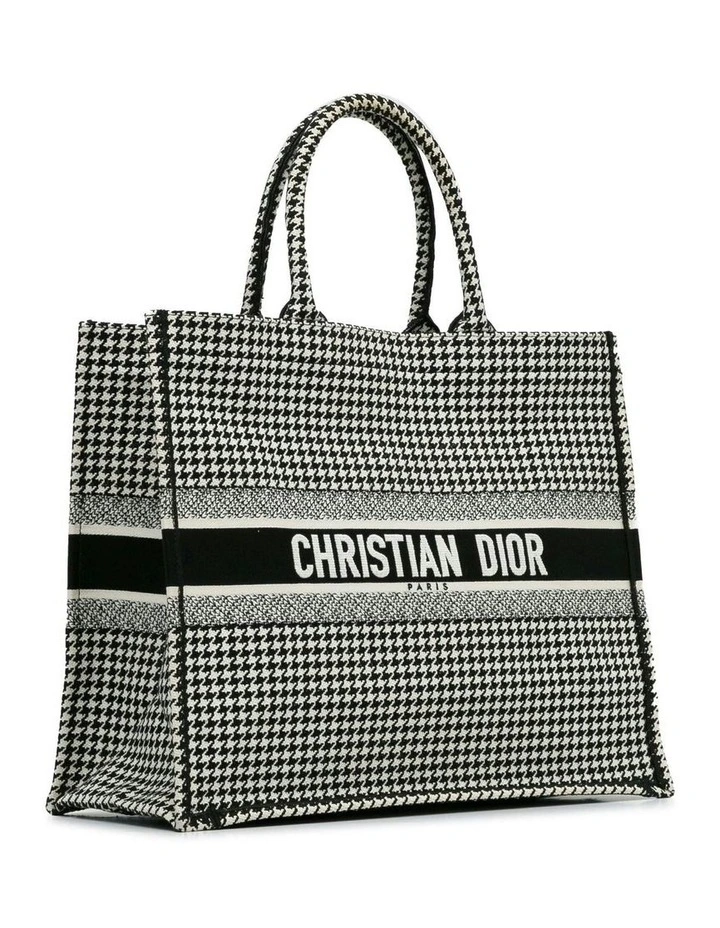 Houndstooth Pattern Tote Bag Pre-Loved image 2