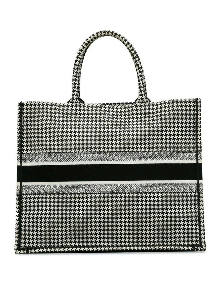 Houndstooth Pattern Tote Bag Pre-Loved image 4