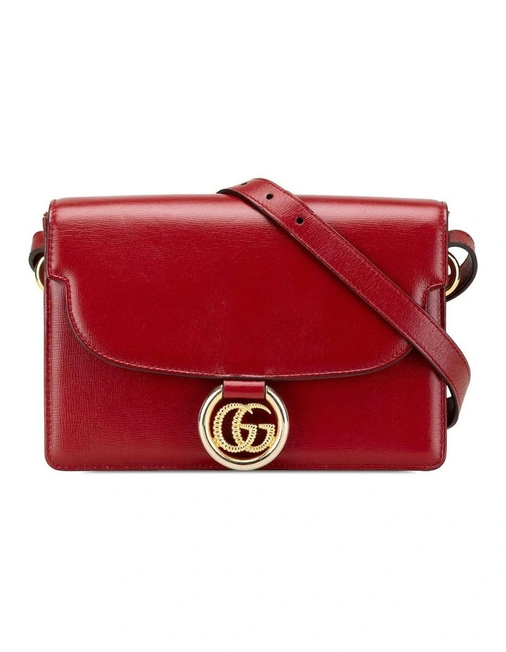 Small Textured Calfskin GG Ring Torchon Crossbody Bag Pre-Loved image 1