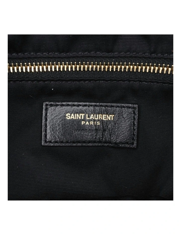 Medium Lambskin Quilted Bucket Bag with Interior Zip Pocket Pre-Loved image 5