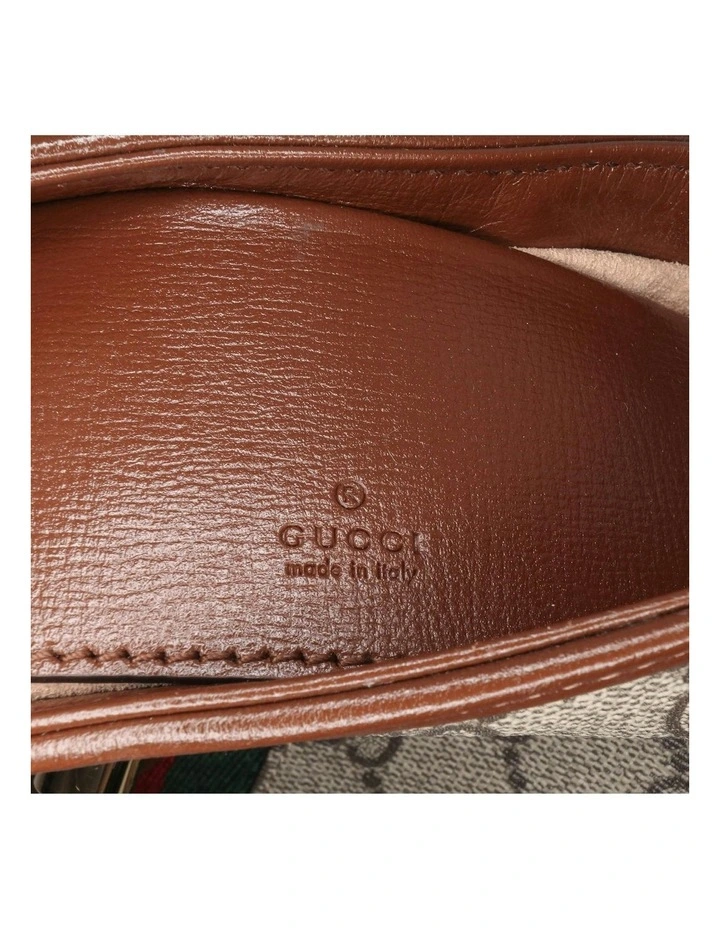 Mini Supreme Crossbody with Leather Trim and Piston Lock Closure Pre-Loved image 5