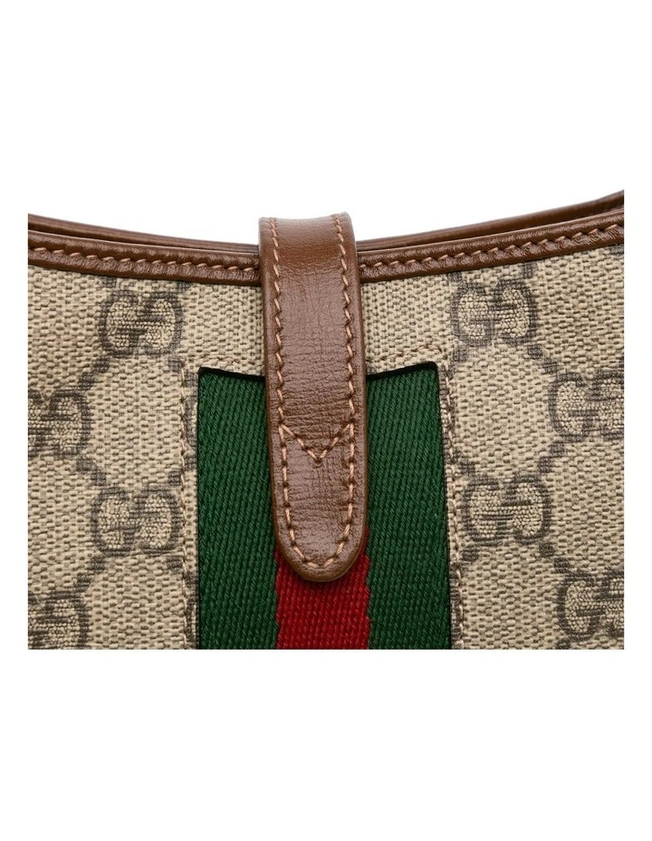 Mini Supreme Crossbody with Leather Trim and Piston Lock Closure Pre-Loved image 7