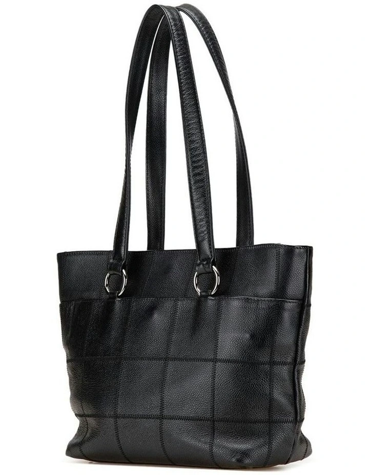 Caviar Leather Tote Bag with Interior Zip and Slip Pockets Pre-Loved image 2