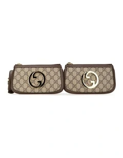 Mini GG Supreme Blondie Belt Bag with Leather Trim and Multiple Pouches Pre-Loved