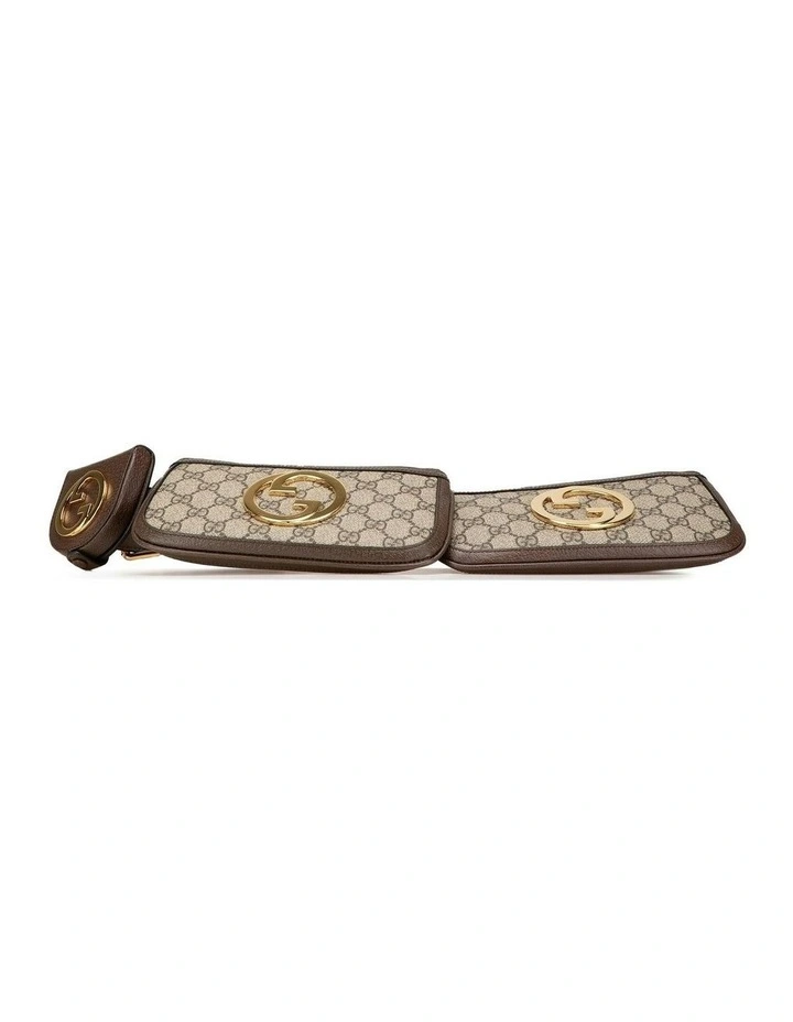 Mini GG Supreme Blondie Belt Bag with Leather Trim and Multiple Pouches Pre-Loved image 3