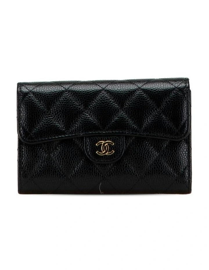 Quilted Leather Wallet Pre-Loved image 1