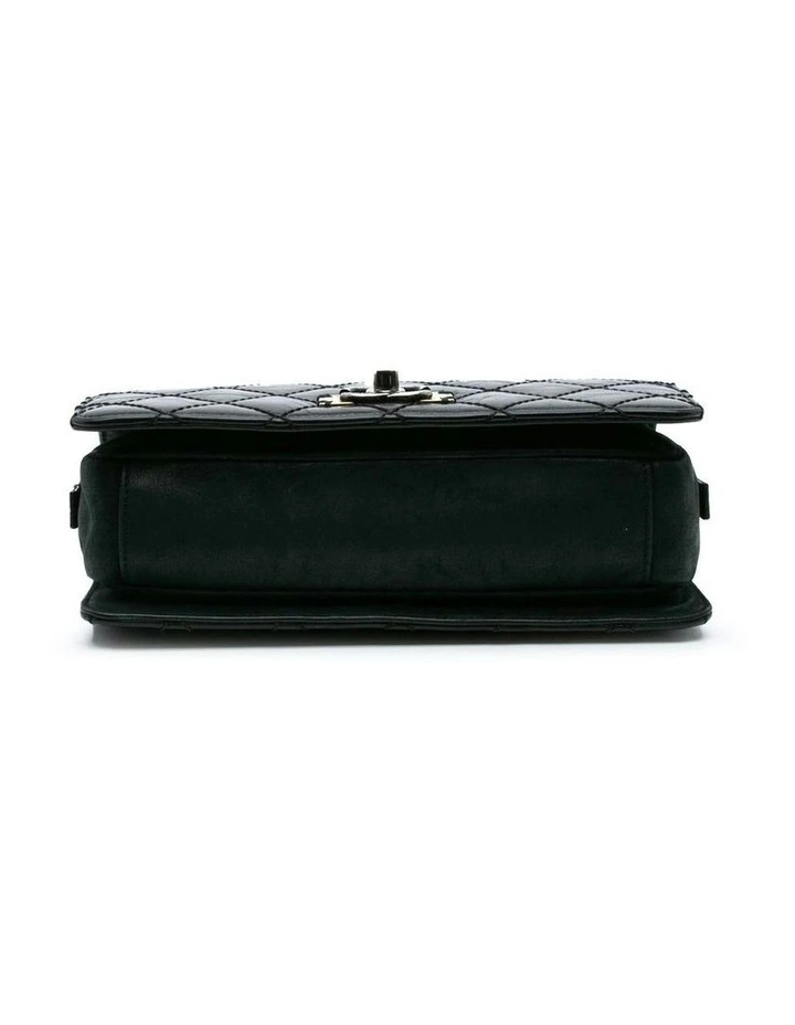 Quilted Calfskin Day Trip Flap Shoulder Bag Pre-Loved image 3