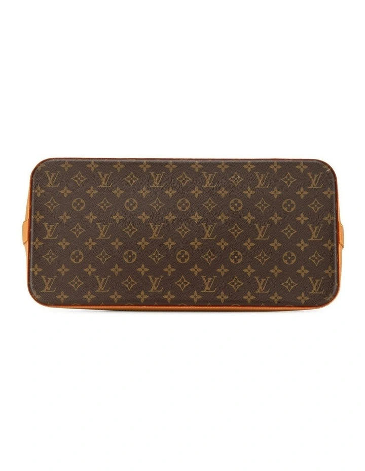 Monogram Canvas Alma Voyage Bag with Leather Trim and Top Zip Closure Pre-Loved image 3