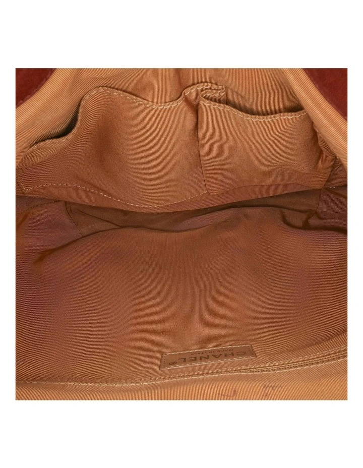 Large Quilted Lambskin Chain Around Flap Bag Pre-Loved image 4
