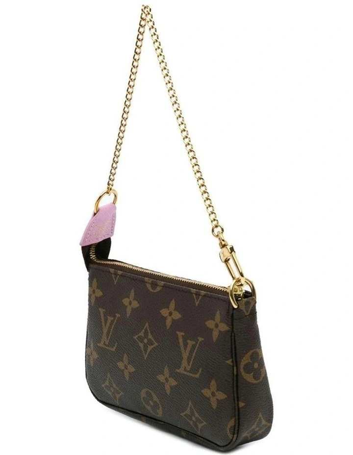 Monogram Transatlantic Mini Pochette with Chain Strap and Top Zip Closure Pre-Loved image 2
