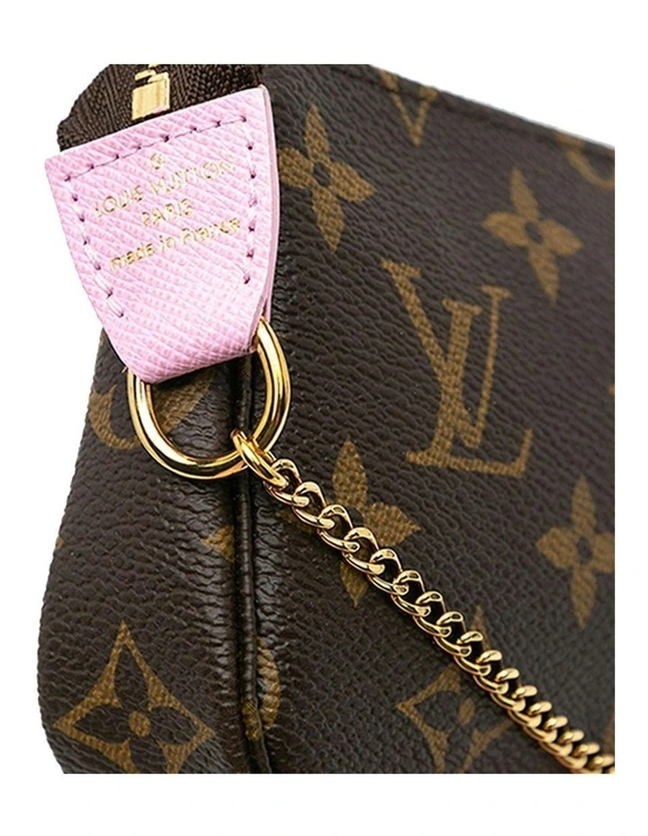 Monogram Transatlantic Mini Pochette with Chain Strap and Top Zip Closure Pre-Loved image 7