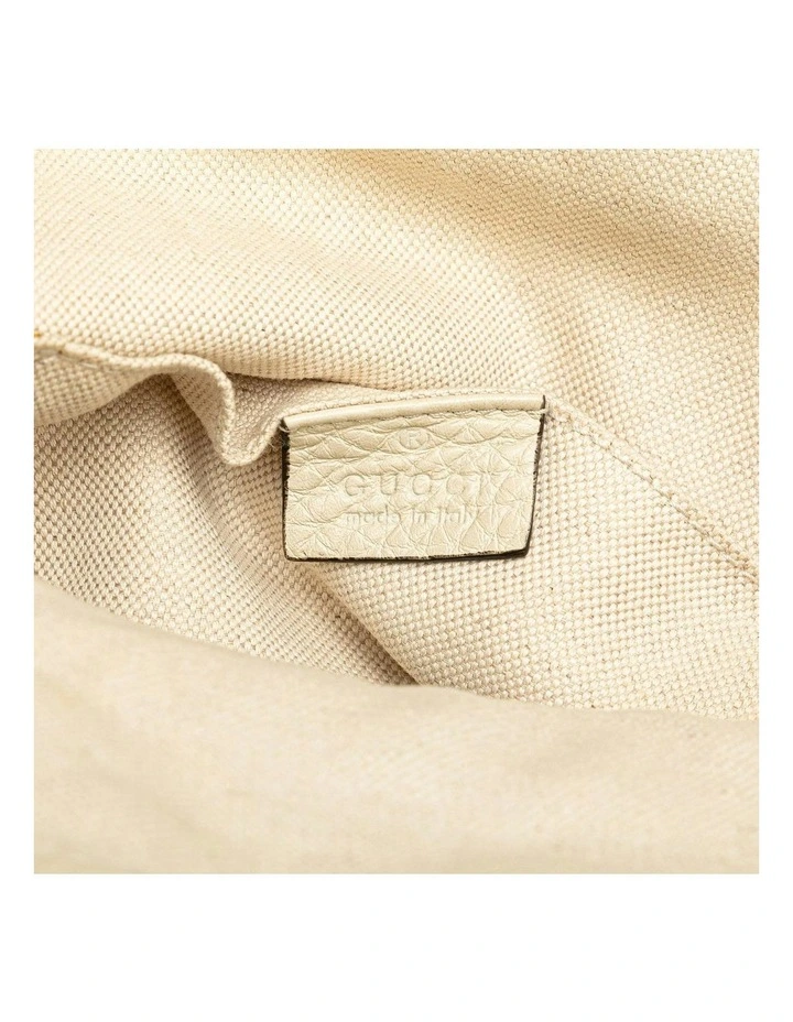 Leather Backpack with Bamboo Detail Pre-Loved image 5