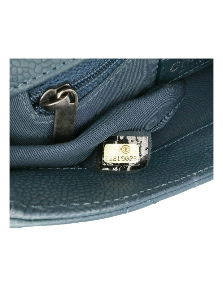 Small Quilted Leather Flap Bag with Chain Strap Pre-Loved image 6