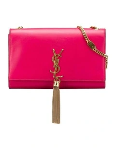 Medium Smooth Calfskin Classic Monogram Kate Tassel Crossbody Pre-Loved