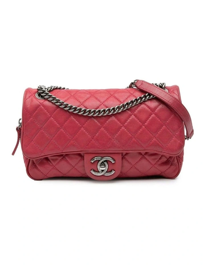 Chain Quilted Leather Handbag Pre-Loved image 1
