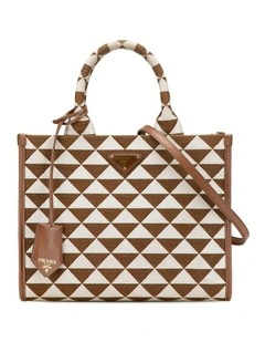 Triangle Jacquard Tote Pre-Loved