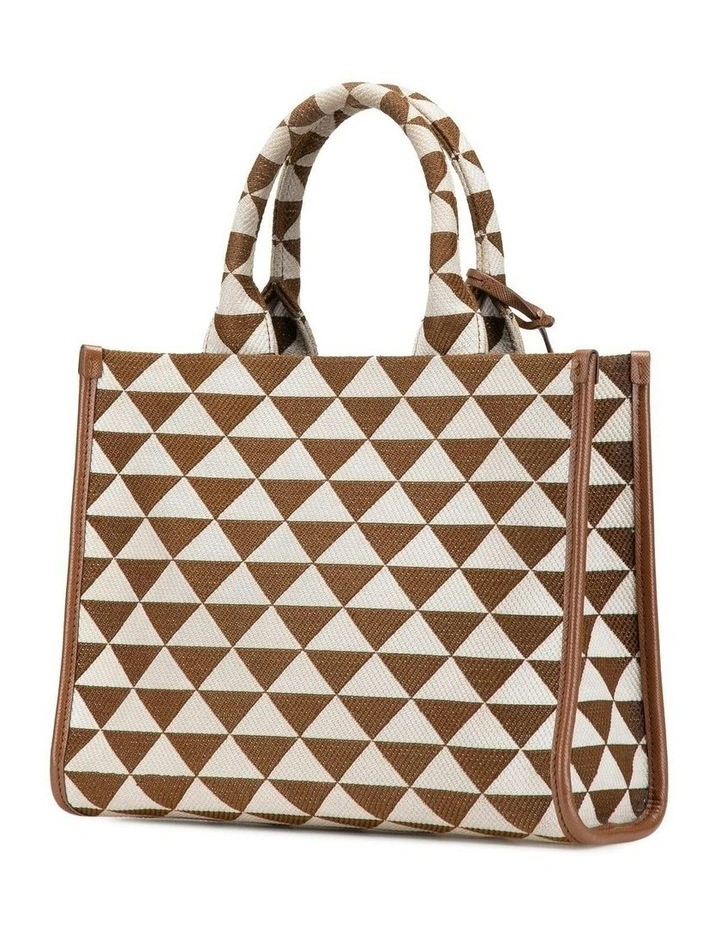 Triangle Jacquard Tote Pre-Loved image 2