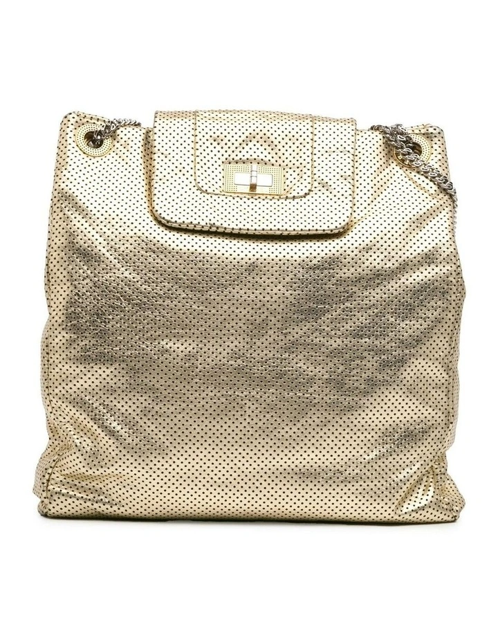 Chanel Perforated Crackled Metallic Calfskin Drill Tote Pre-Loved (Azura Fashion Group ABN 30 617 598 651) image 1