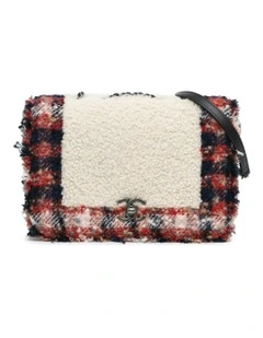 Chanel CC Tweed and Shearling Single Flap Pre-Loved (Azura Fashion Group ABN 30 617 598 651)