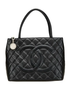 Caviar Leather Quilted Tote Pre-Loved