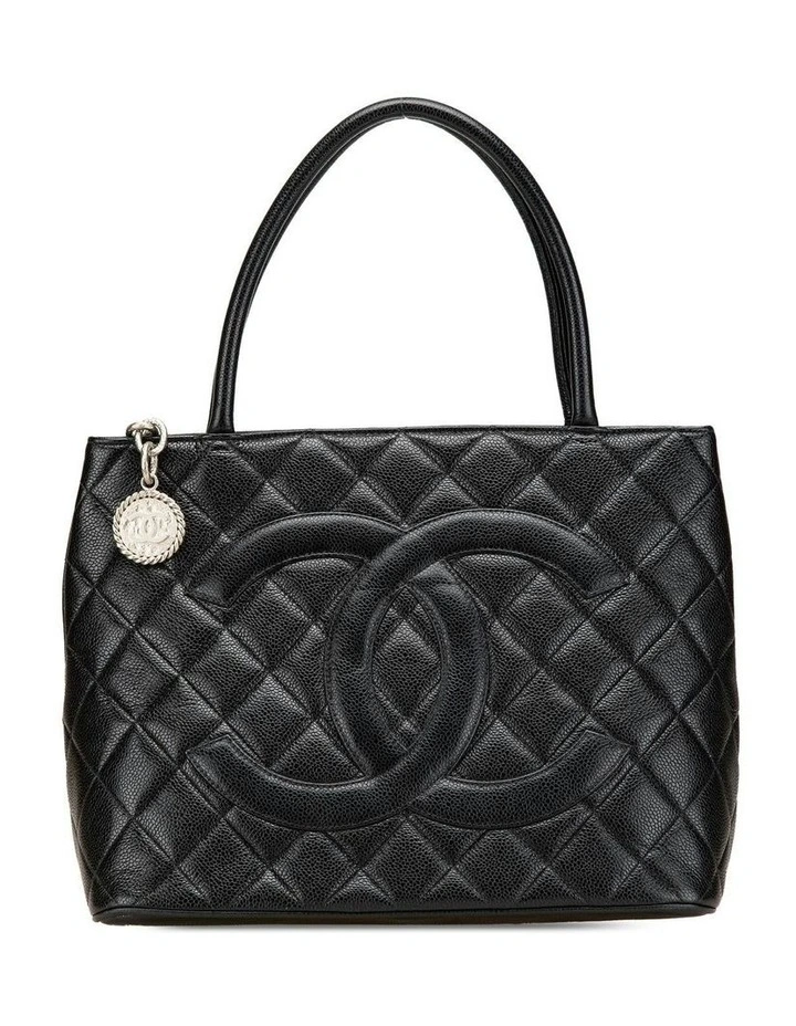 Caviar Leather Quilted Tote Pre-Loved image 1
