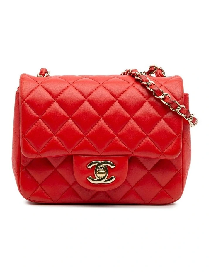 Classic Flap Mini Quilted Leather Pre-Loved image 1