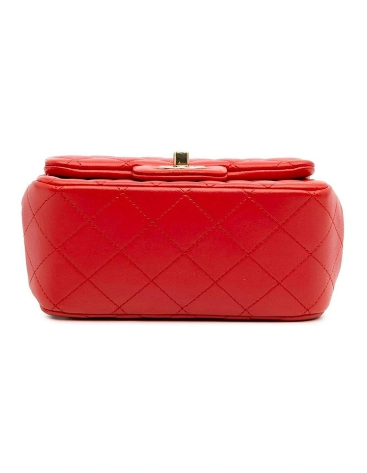 Classic Flap Mini Quilted Leather Pre-Loved image 3