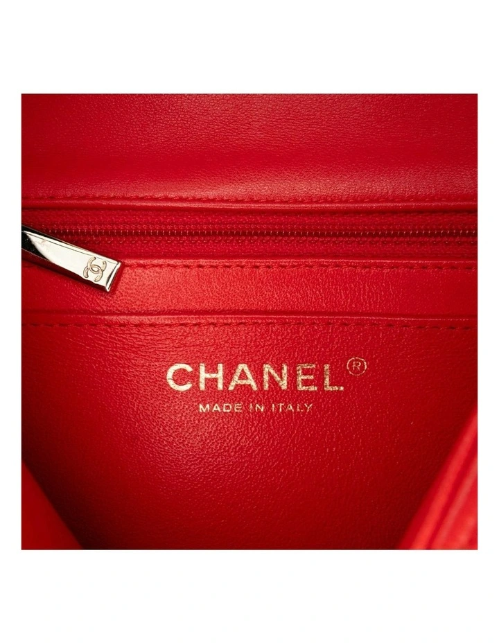 Classic Flap Mini Quilted Leather Pre-Loved image 5