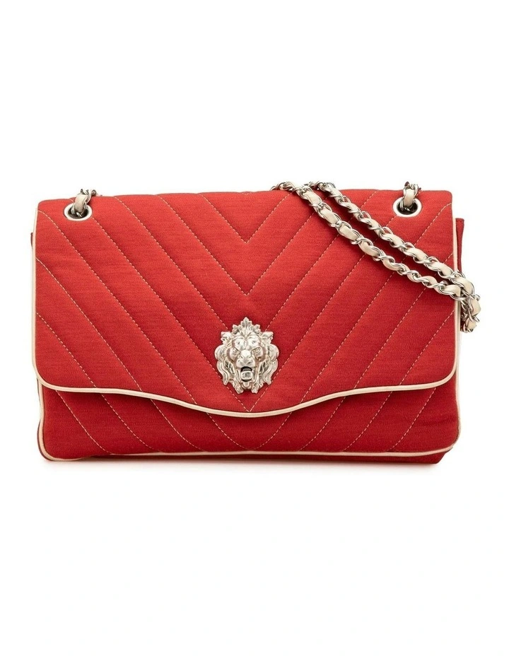 Quilted Jersey Chain Shoulder Bag Pre-Loved image 1