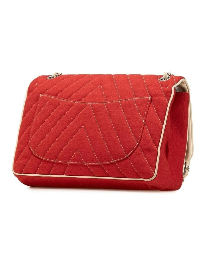 Quilted Jersey Chain Shoulder Bag Pre-Loved image 2