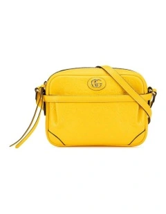 Embossed GG Leather Crossbody Bag Pre-Loved