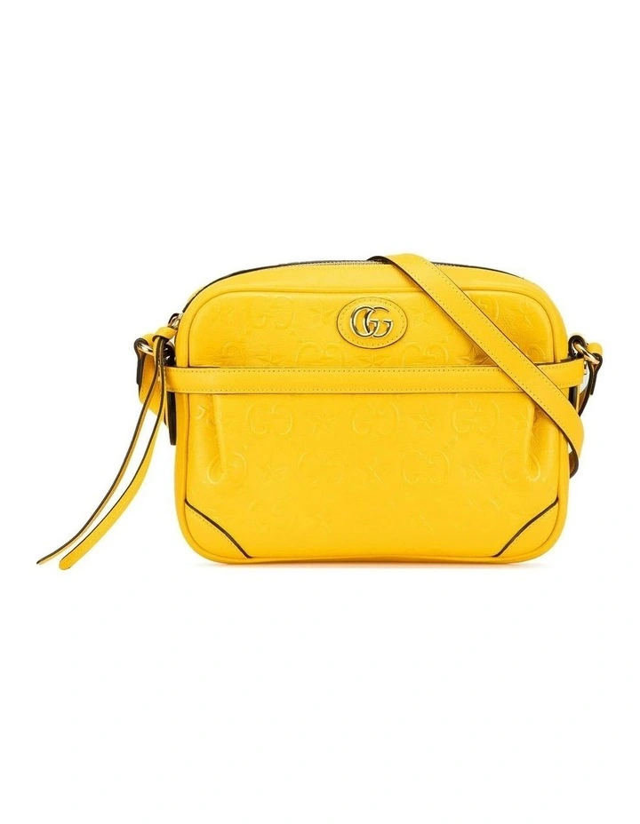 Embossed GG Leather Crossbody Bag Pre-Loved image 1