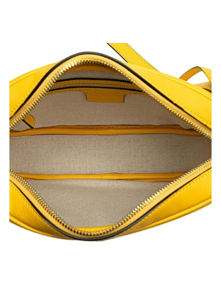 Embossed GG Leather Crossbody Bag Pre-Loved image 4