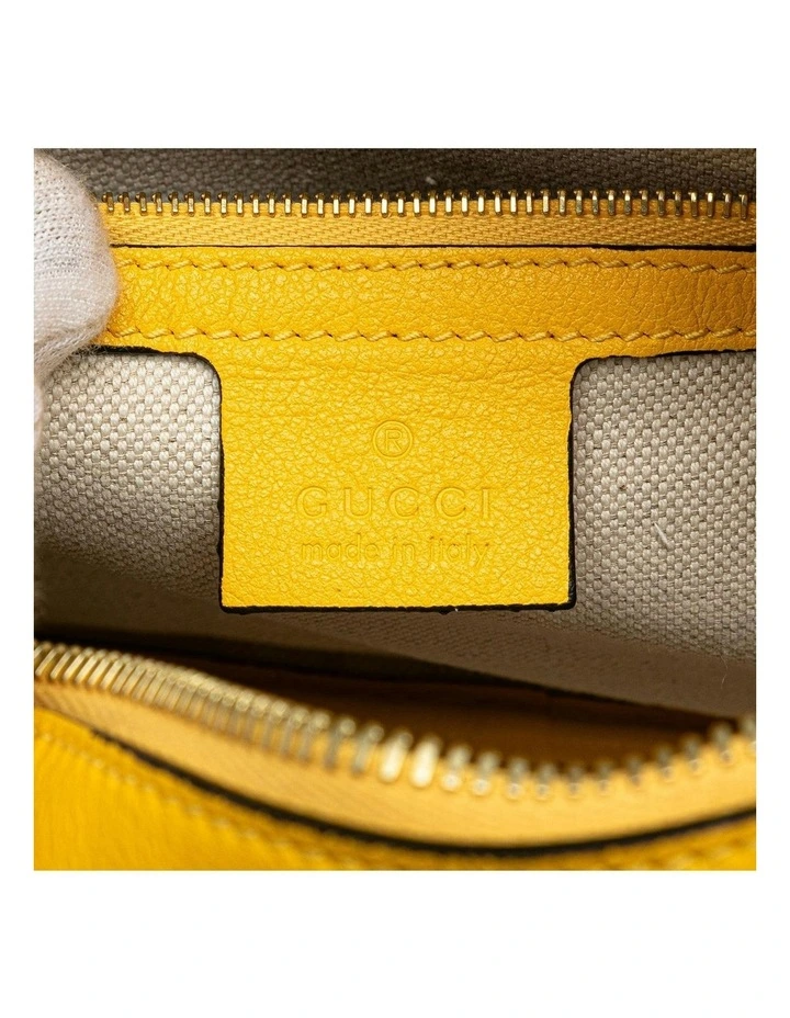 Embossed GG Leather Crossbody Bag Pre-Loved image 5