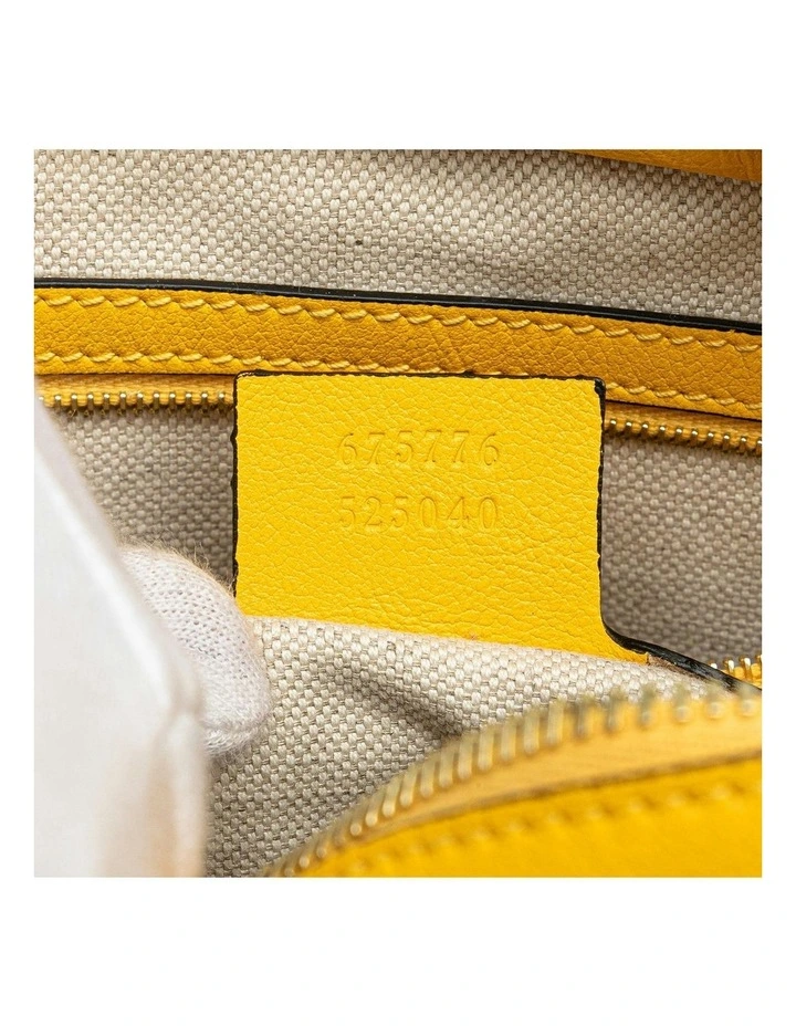 Embossed GG Leather Crossbody Bag Pre-Loved image 6