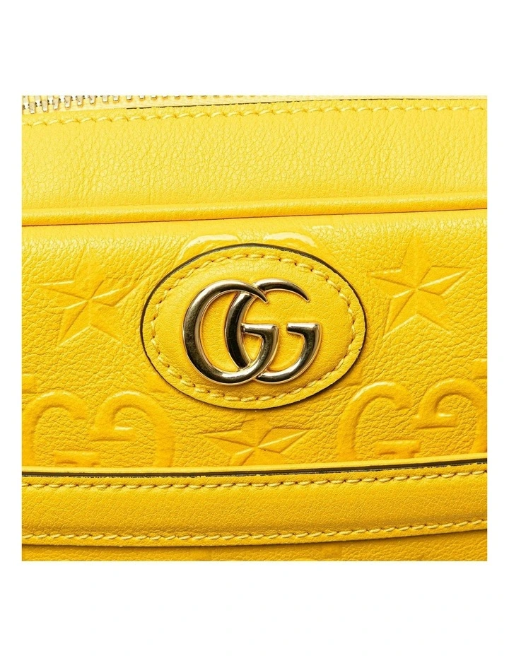 Embossed GG Leather Crossbody Bag Pre-Loved image 7