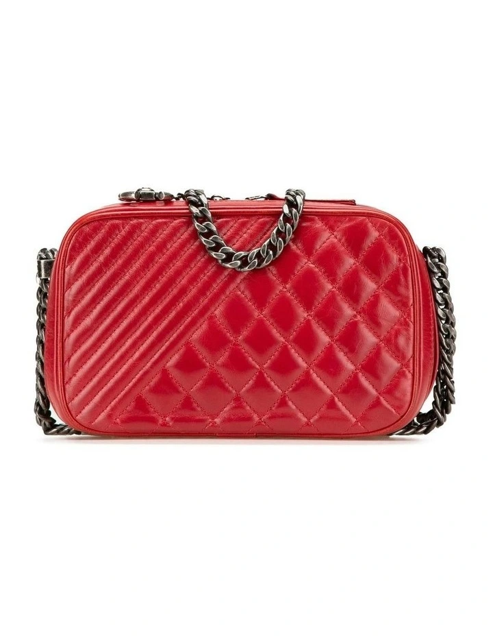 Quilted Leather Crossbody Bag Pre-Loved image 1