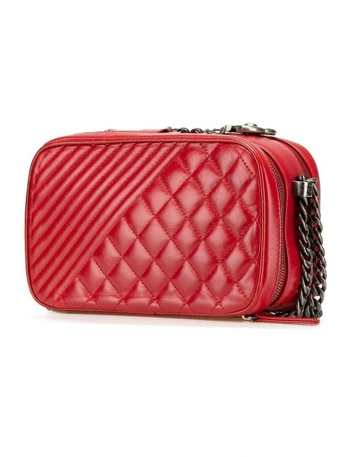 Quilted Leather Crossbody Bag Pre-Loved image 2
