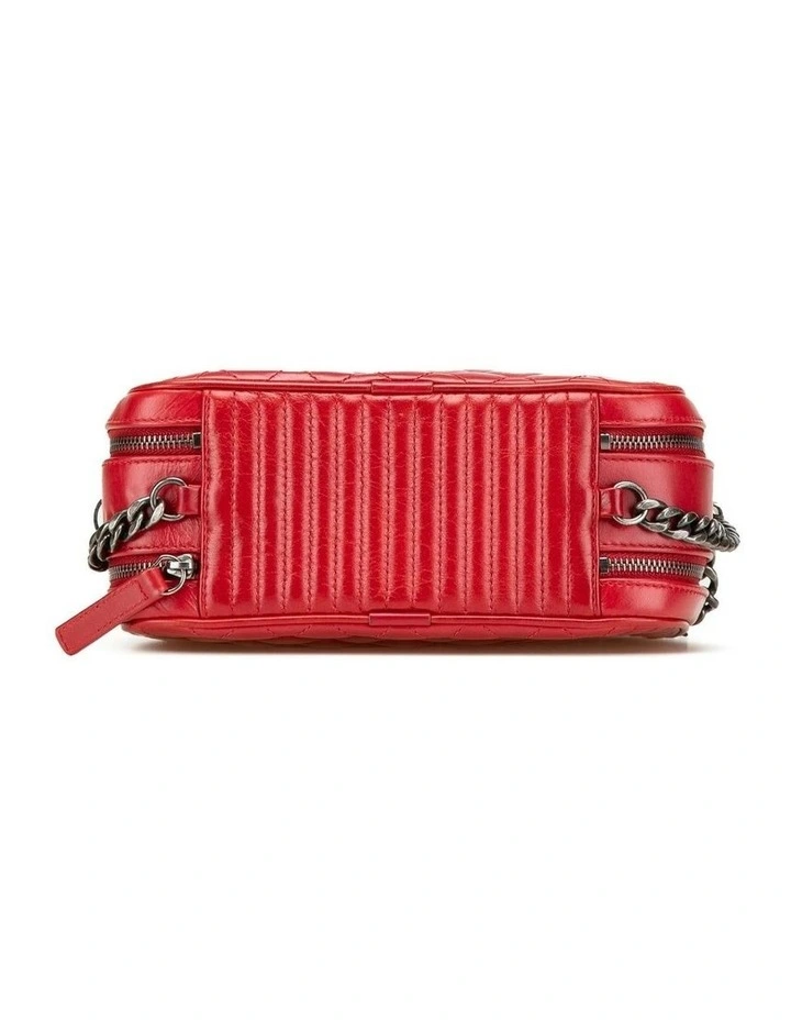 Quilted Leather Crossbody Bag Pre-Loved image 3