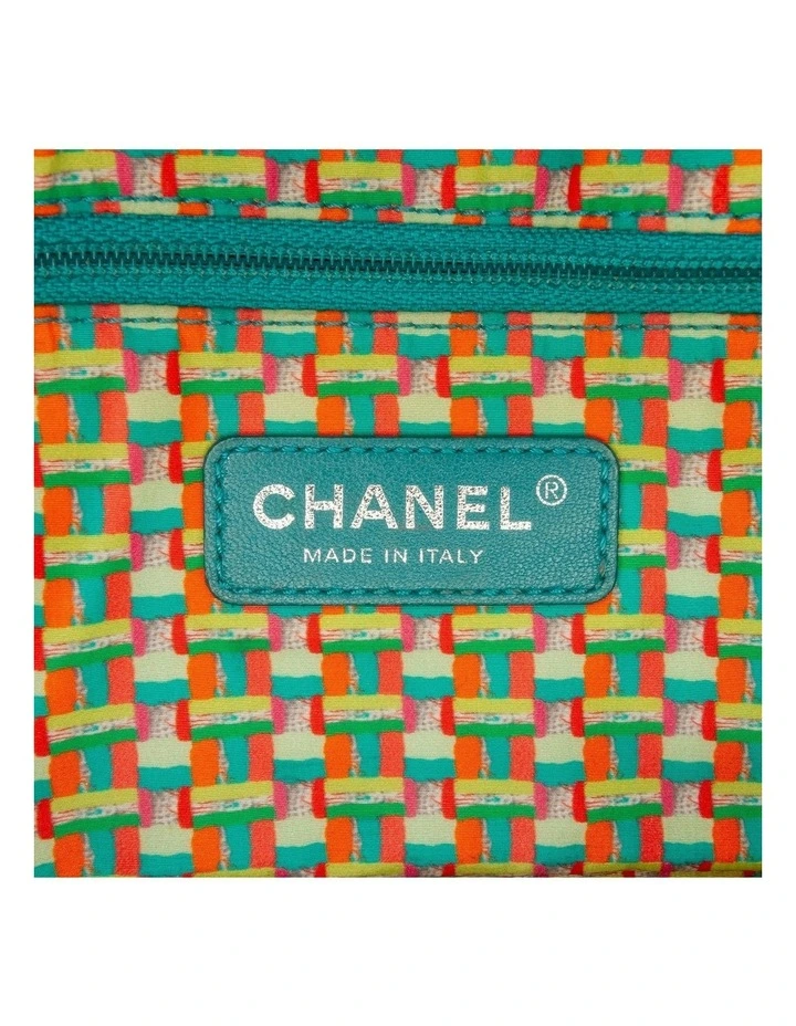 Quilted Lambskin Flap Bag with Chain Strap and Twist Lock Pre-Loved image 6